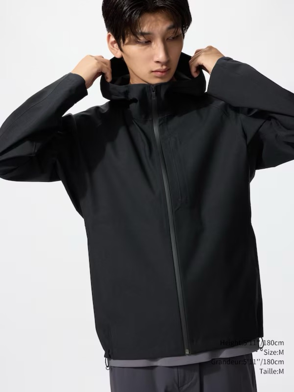 Uniqlo Blockteck Parka Rain Jacket
